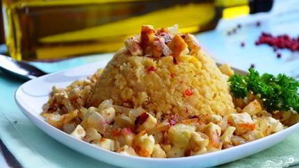 Гороховая каша с луком