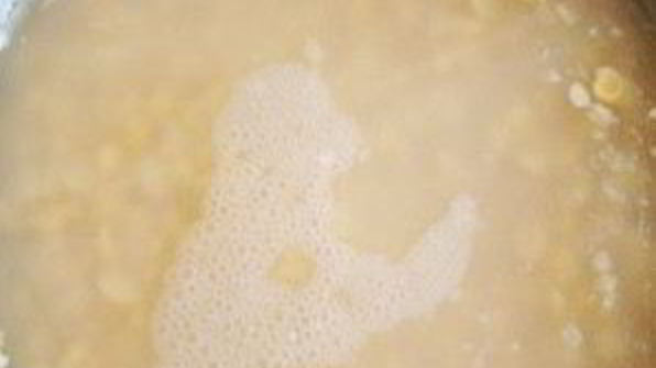 гороховая каша в горшочке