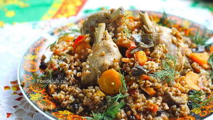 Гречка по-богатому