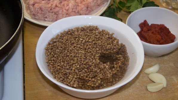 гречка по купечески с фаршем