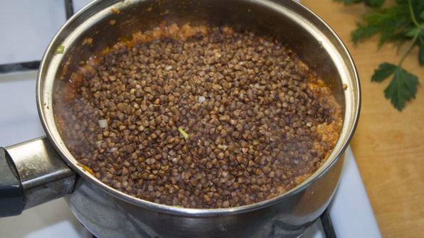 гречка по купечески с фаршем