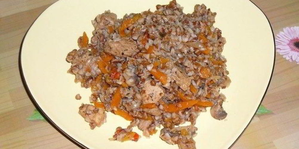 Рецепт гречки по-купечески со свининой в духовке