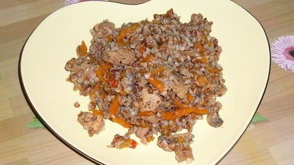 Гречка по-купечески со свининой в духовке