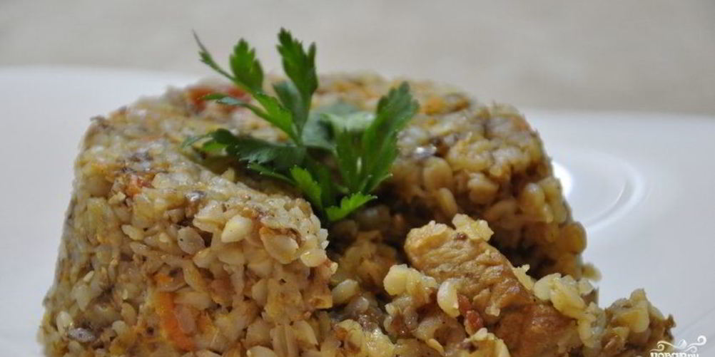 Рецепт гречки по-купечески со свининой