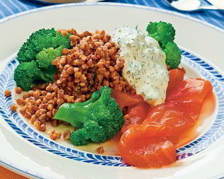 Гречка с брокколи