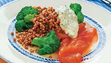 Гречка с брокколи