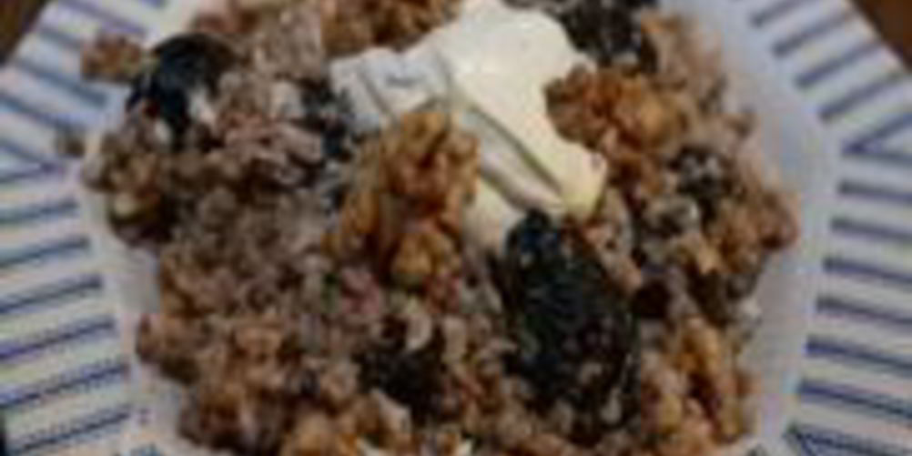 Рецепт гречки с черносливом и грецкими орехами