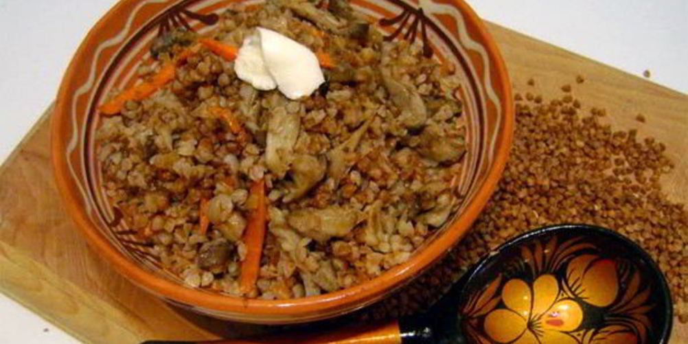 Рецепт гречки с грибами