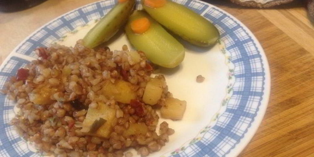 Рецепт гречки с картофелем и специями