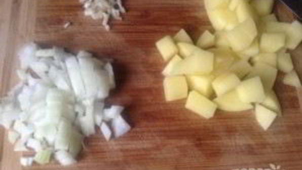 гречка с картофелем и специями