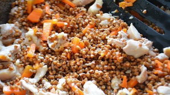 гречка с курицей в горшочке