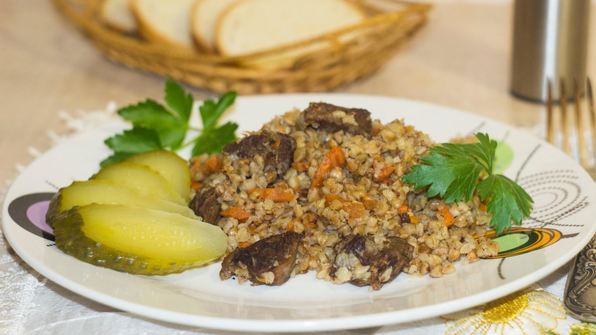 гречка с мясом и морковью в мультиварке