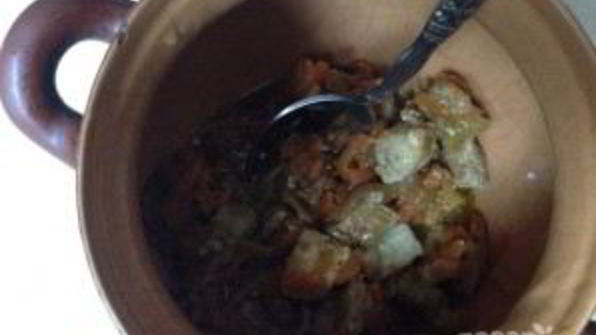 гречка с мясом в горшочках