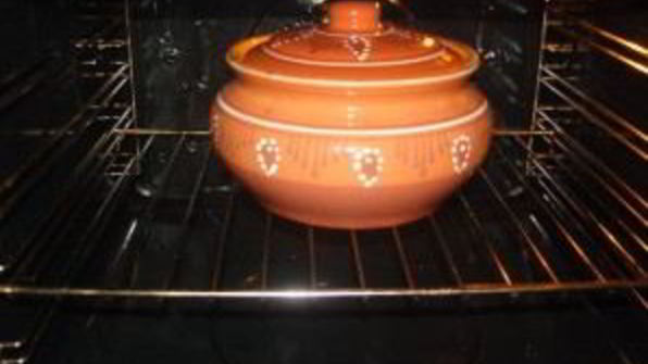 гречка с мясом в горшочке