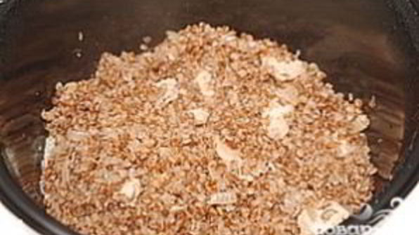 гречка с мясом в мультиварке