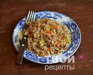 Гречка с овощами