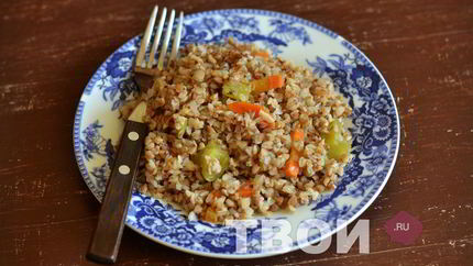 Гречка с овощами