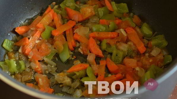 гречка с овощами