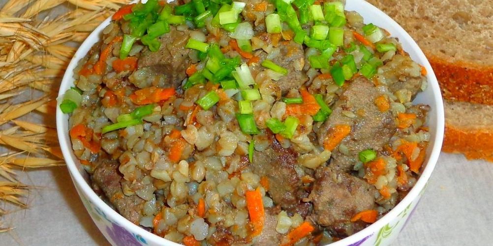 Рецепт гречки с печенкой