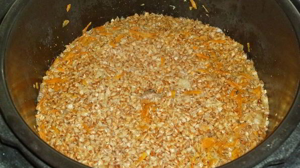 гречка с печенью в мультиварке
