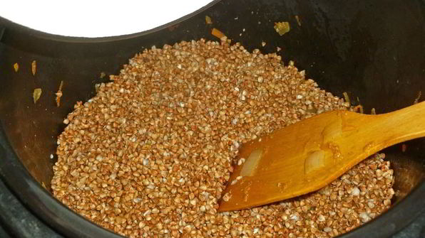 гречка с печенью в мультиварке