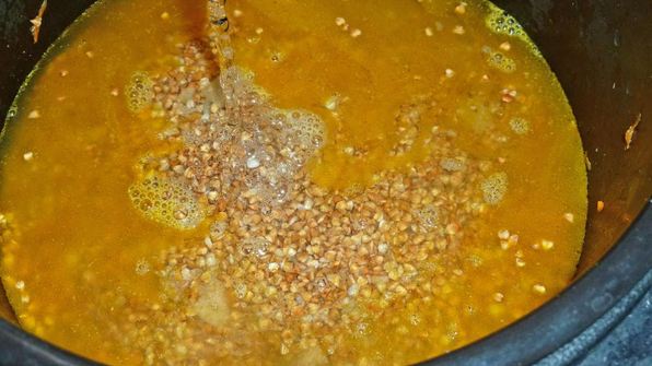 гречка с печенью в мультиварке