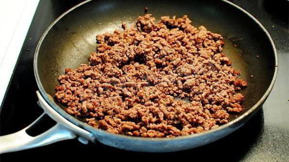 гречка с соусом болоньезе