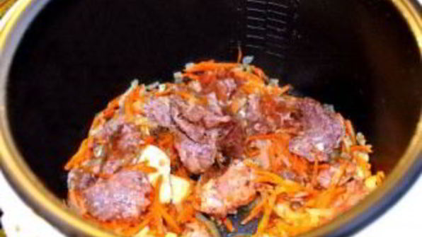 гречка с тушенкой и грибами