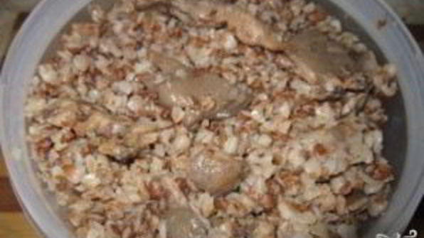 гречка с вешенками