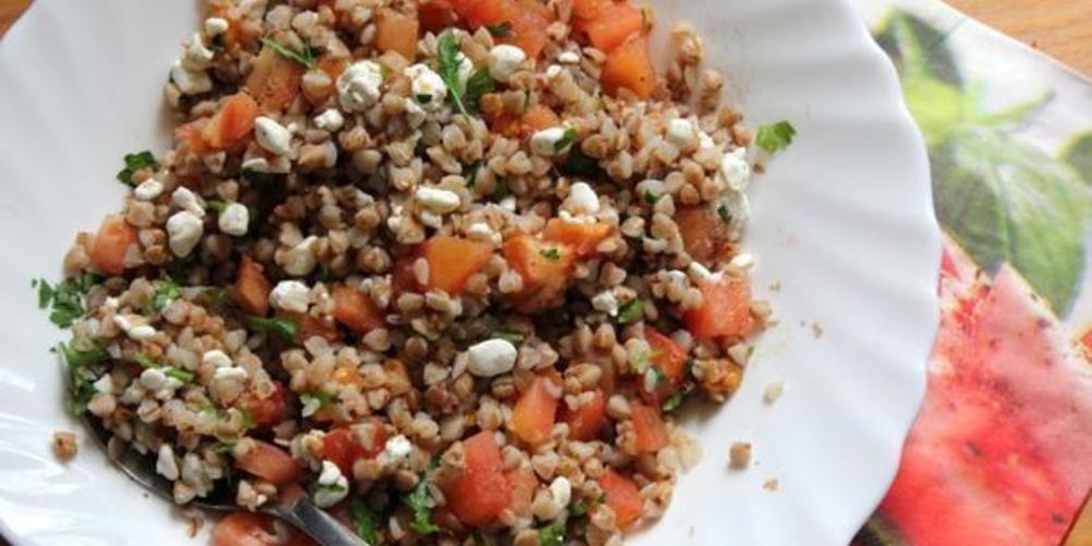 Рецепт гречки с зернистым творогом