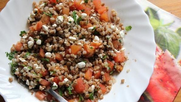 гречка с зернистым творогом