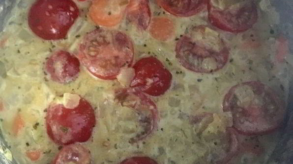 гречка в сливочно-имбирном соусе с мясом на гриле