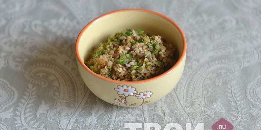 Рецепт гречневой каши с грибами