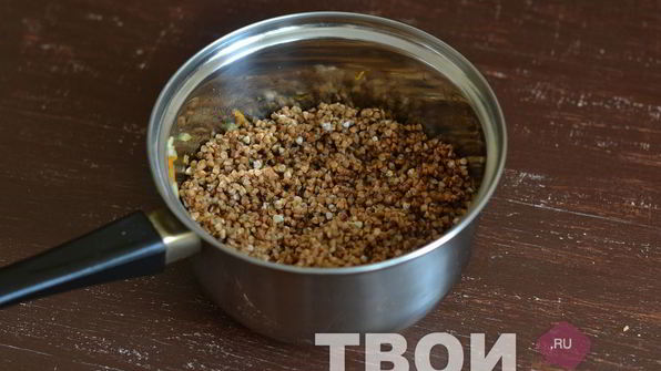 гречневая каша с грибами