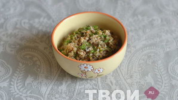 гречневая каша с грибами