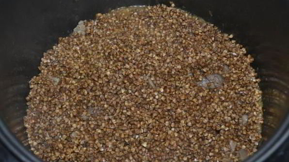 гречневая каша с мясом в мультиварке