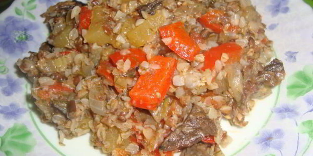 Рецепт гречневой каши с овощами