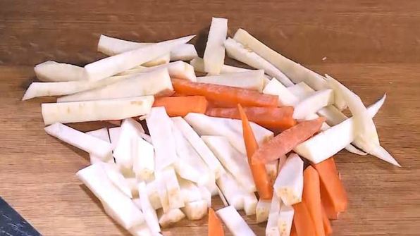 гречневая каша с запеченными овощами