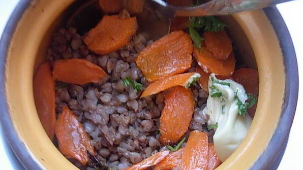 гречневая каша в горшочке