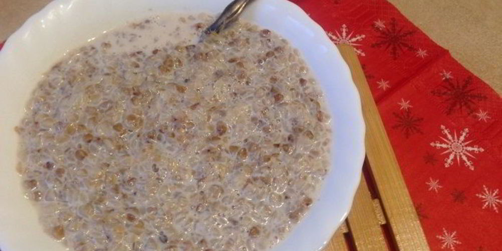 Рецепт гречневой молочной каши