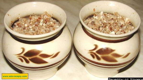 гречневый крупеник — каша из гречки в горшочке