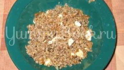 Каша гречневая с белыми грибами