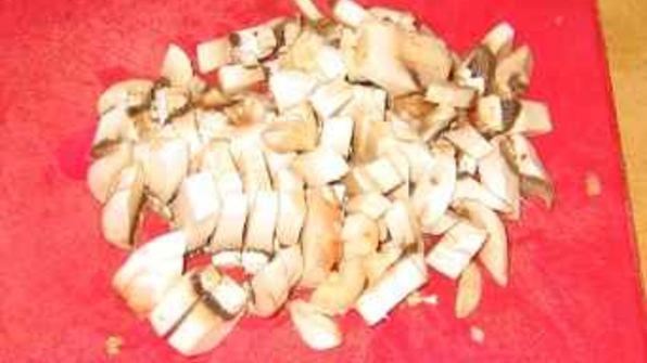 каша гречневая с белыми грибами