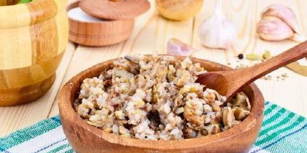 Рецепт каши гречневой с грибами