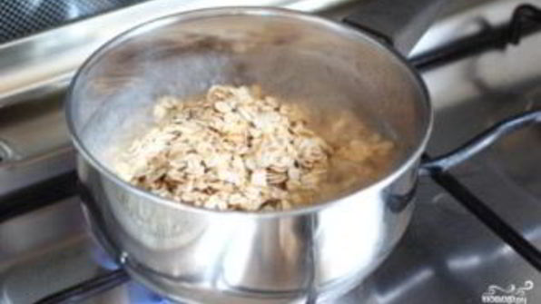 каша на воде с сухофруктами