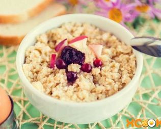 Каша пшеничная на воде