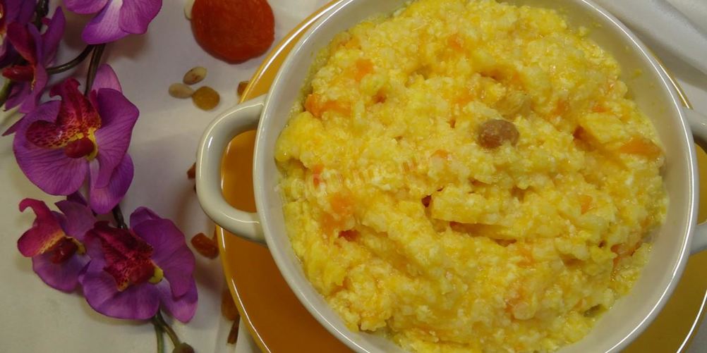 Рецепт каши пшенной с тыквой в мультиварке