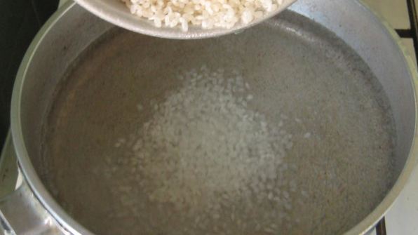 каша рисовая молочная с тыквой