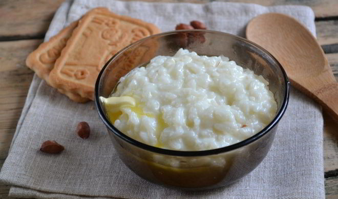 Каша рисовая молочная