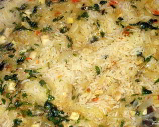 Каша рисовая с говядиной